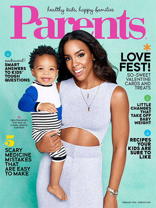 Kelly Rowland & Baby Titan For ‘Parents’ Magazine