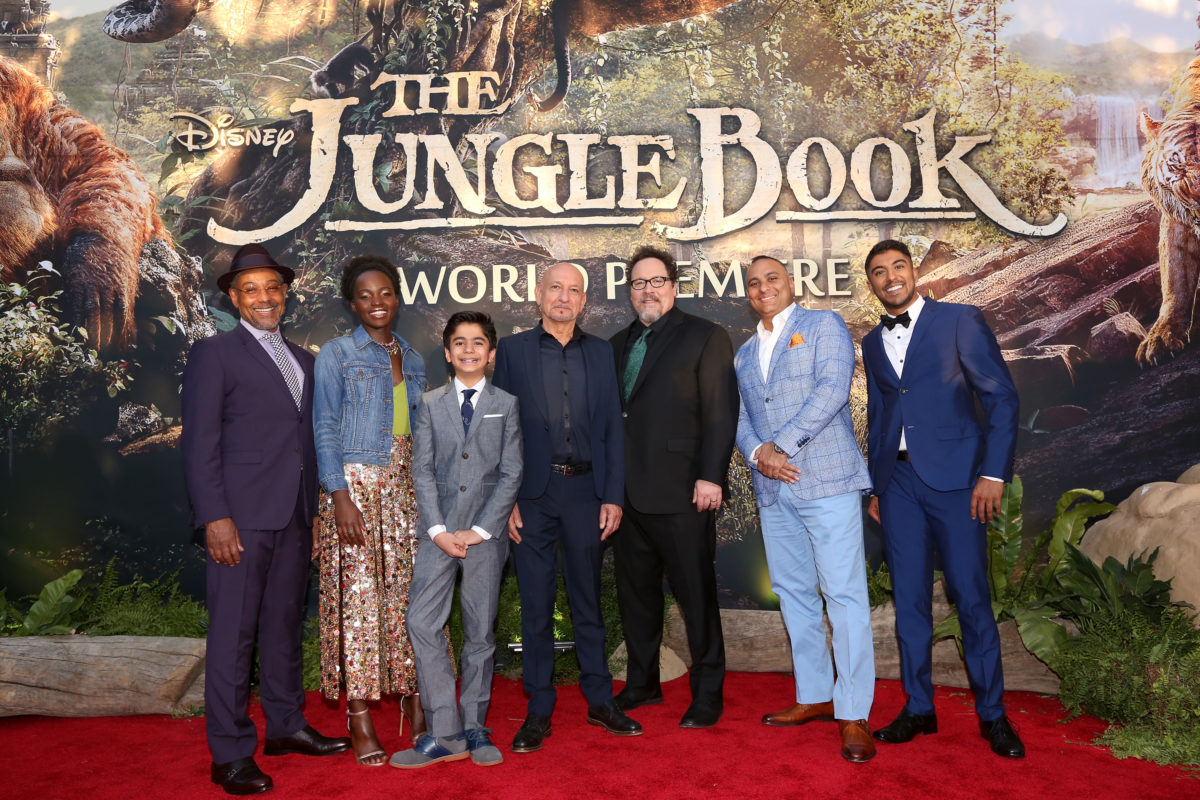 'The Jungle Book' Red Carpet World Premiere In Hollywood Talking With