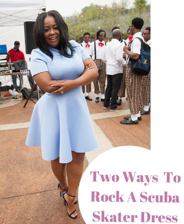 Two Ways To Rock A ‘Scuba Skater Dress’
