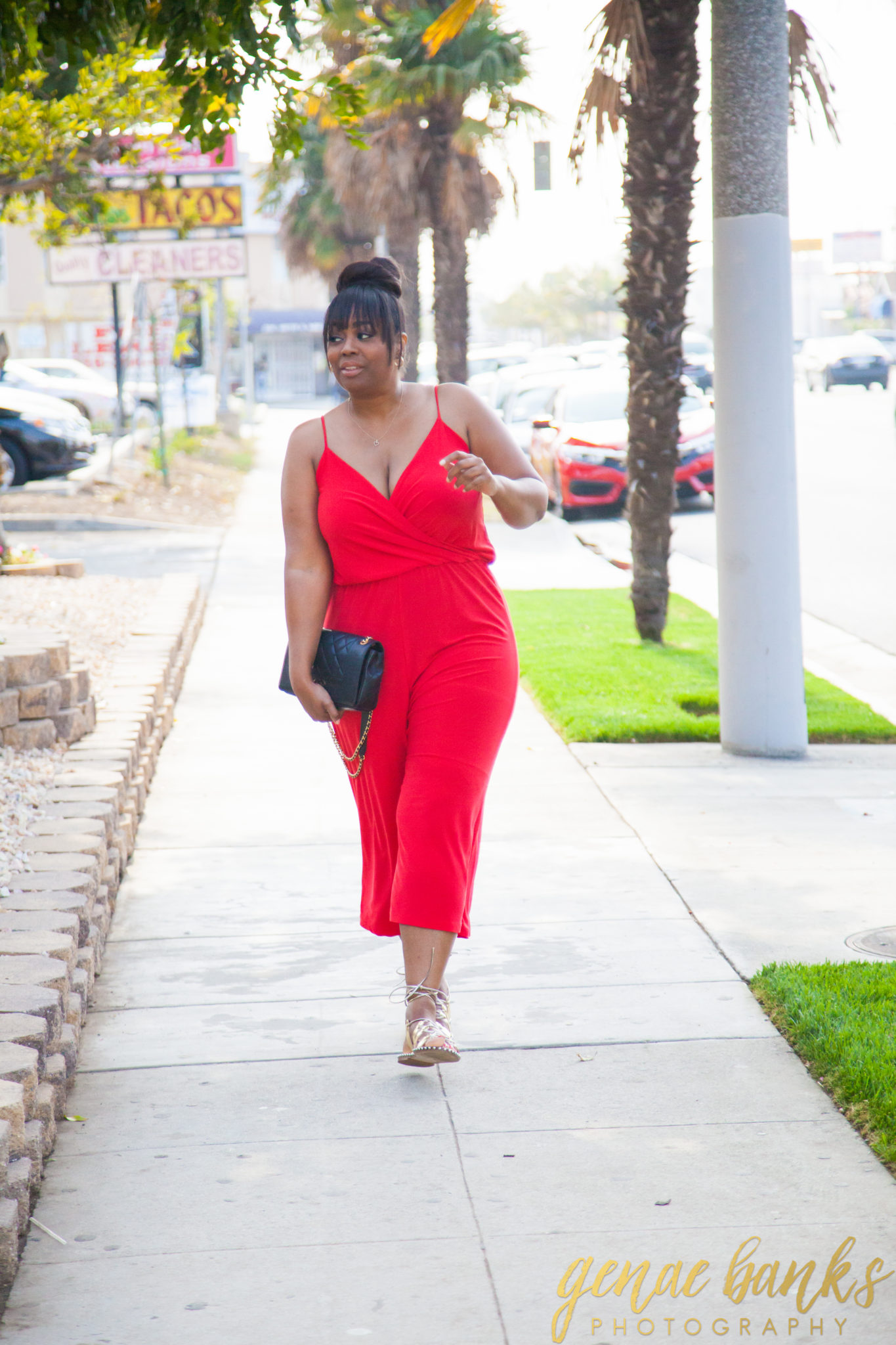 My Style: Wrap Plunge Jumpsuit