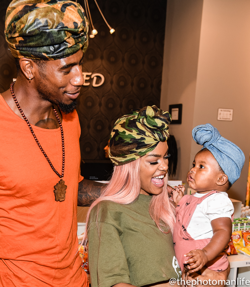 Teyana Taylor & Family Host Private Launch Party At Pressed In ATL