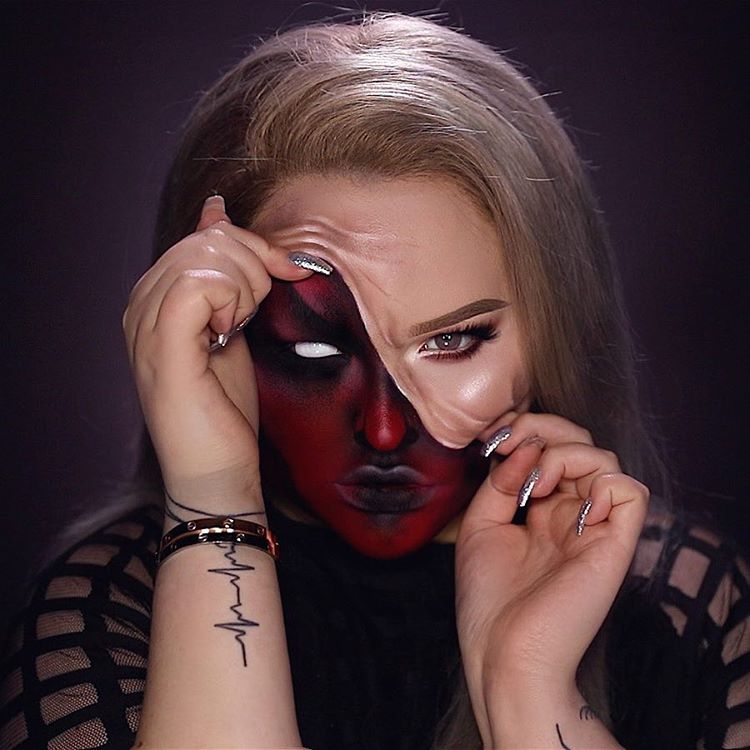 Get The Look: Nikkie Tutorials Pulled Up Skin Halloween Makeup Tutorial