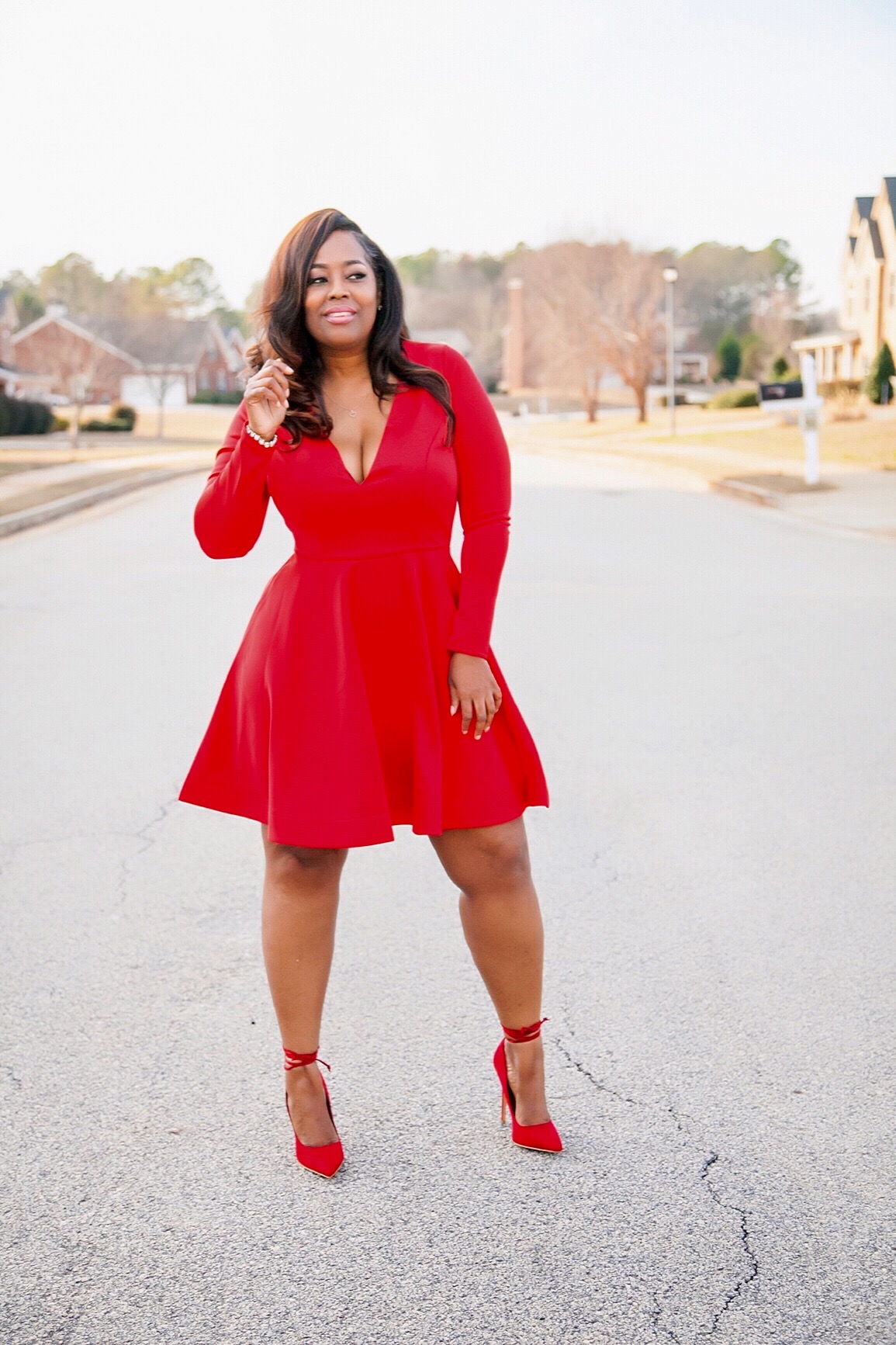 Fashion To Figure Little Red Dress Giveaway & Five Ways To Style It