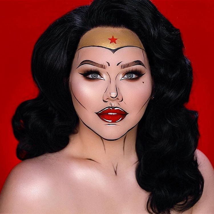 Get The Look: Nikkie Tutorials Wonder Woman Comic Inspired Makeup