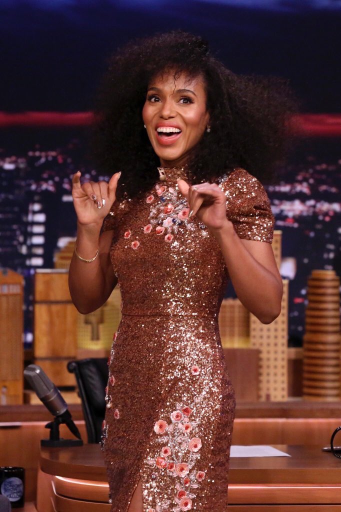 Wardrobe Breakdown: Kerry Washington On Jimmy Fallon