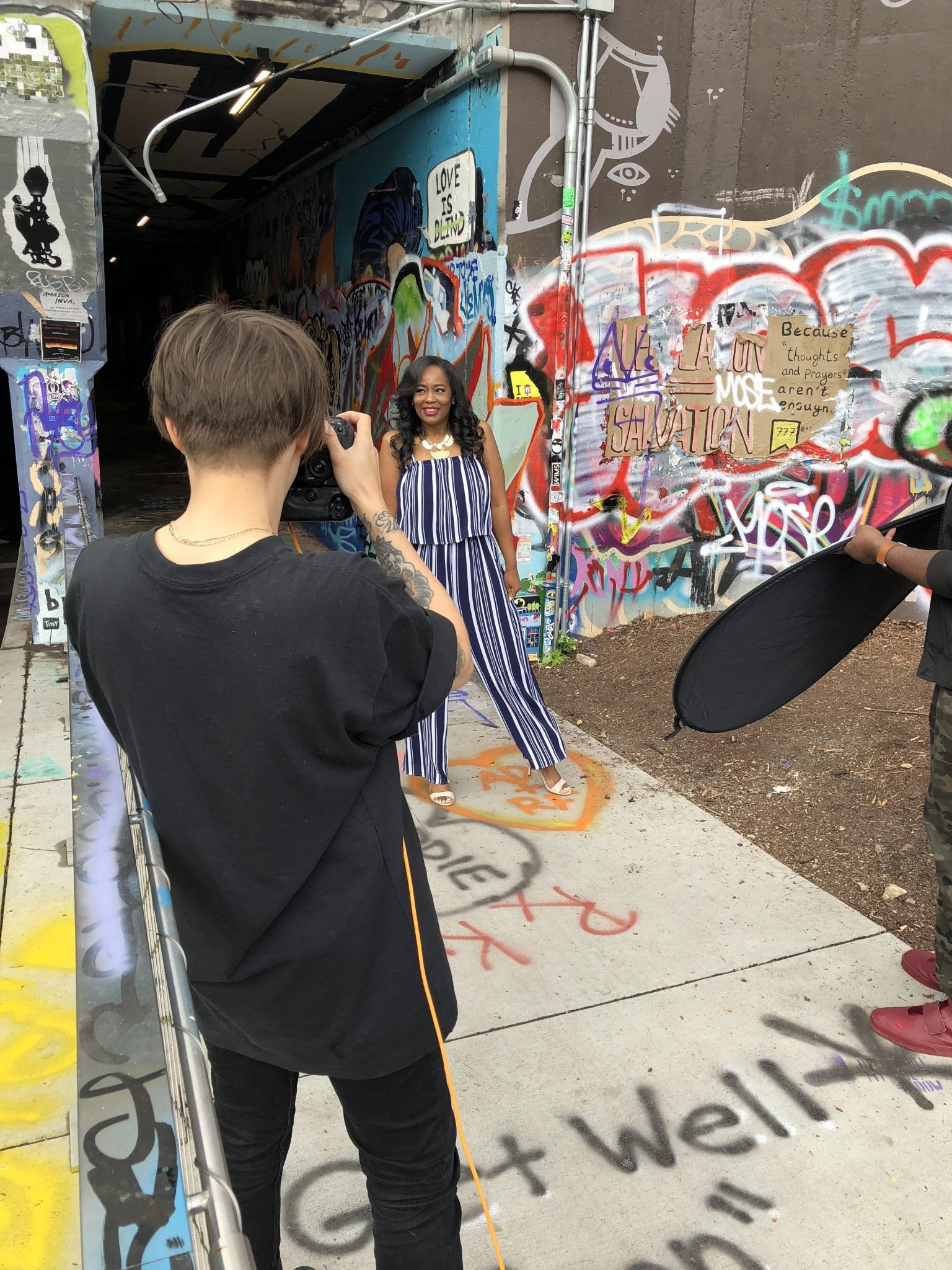 Behind-The-Scenes Spring Fashion Photo Shoot With Bustle