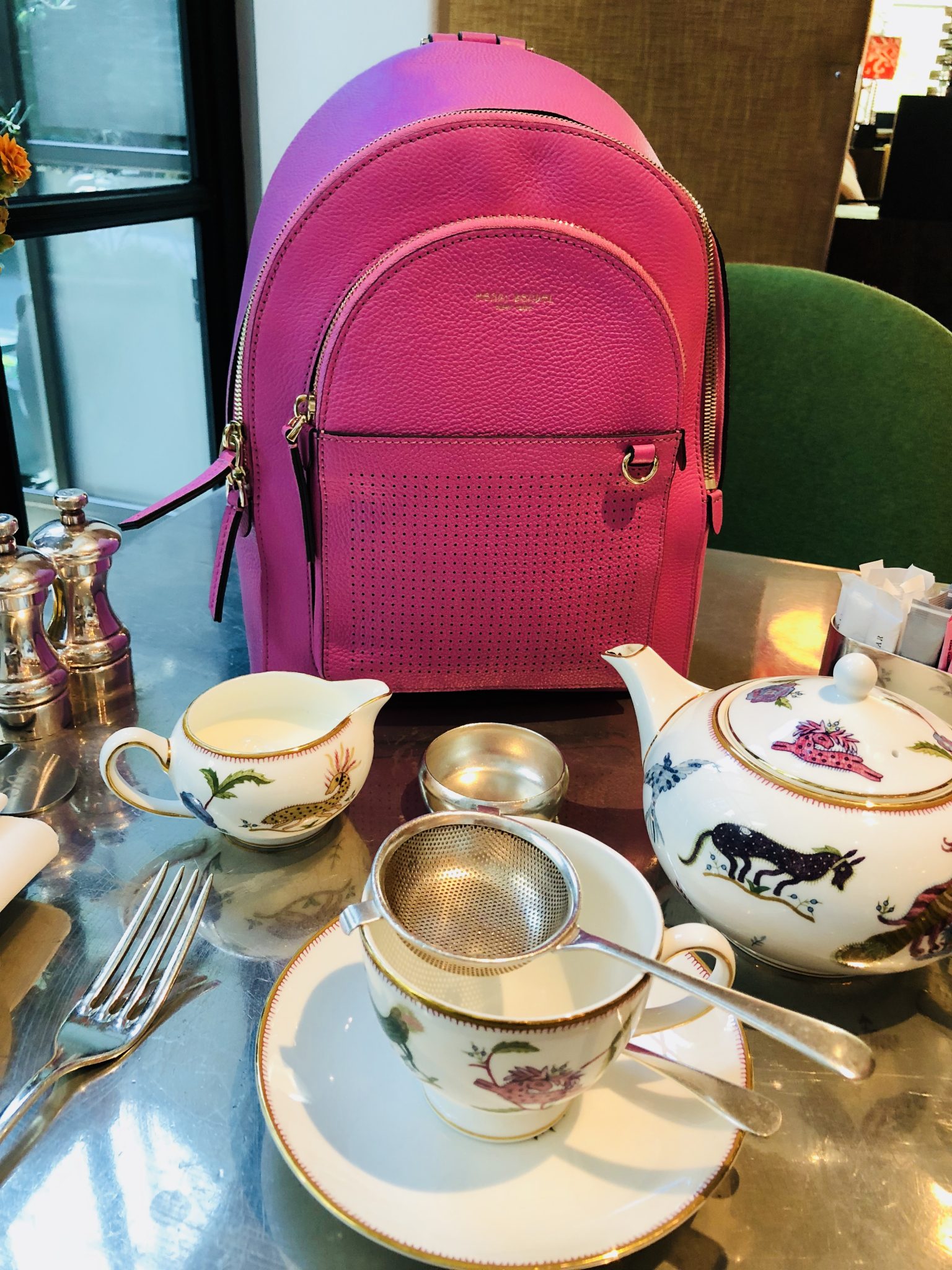 High Tea With My Henri Bendel Influencer Backpack