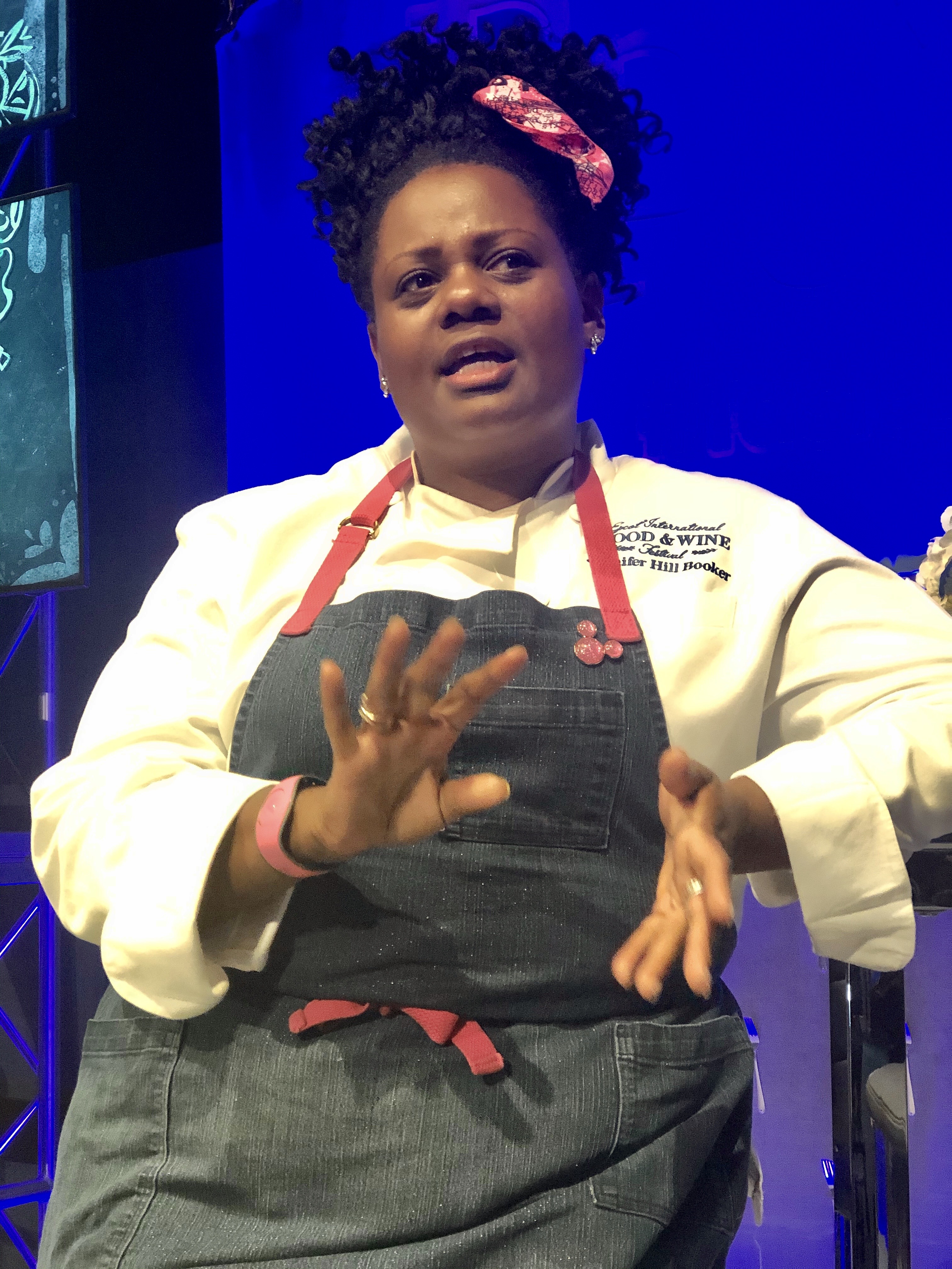 Cooking Demonstration With Celebrity Chef Jennifer Hill Booker At Epcot’s International Food & Wine Festival