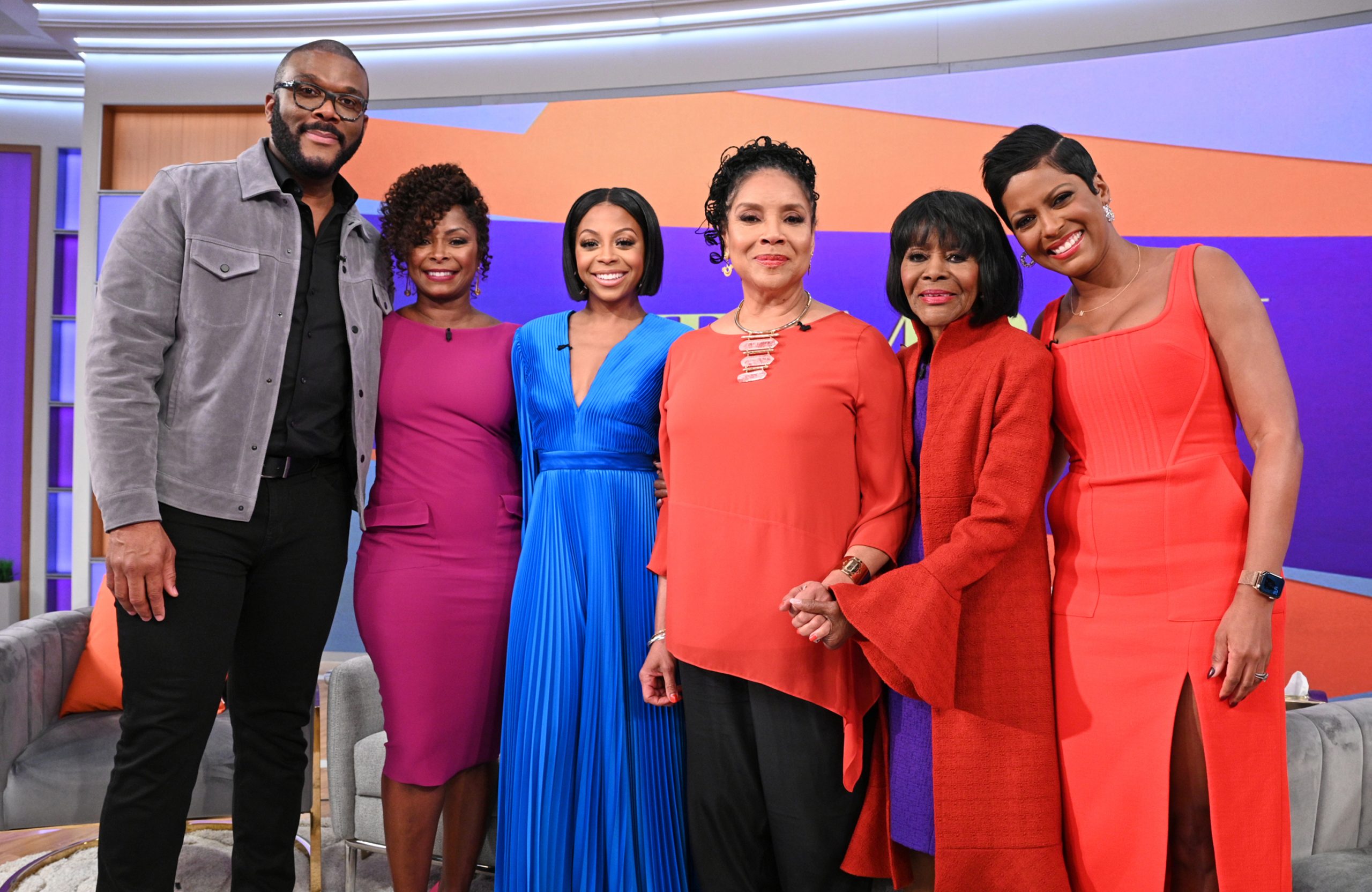 Tyler Perry And The Cast Of His New Netflix Film, A Fall From Grace On Tamron Hall