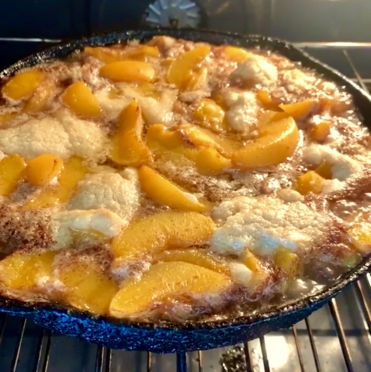 Recipe: Skillet Peach Cobbler