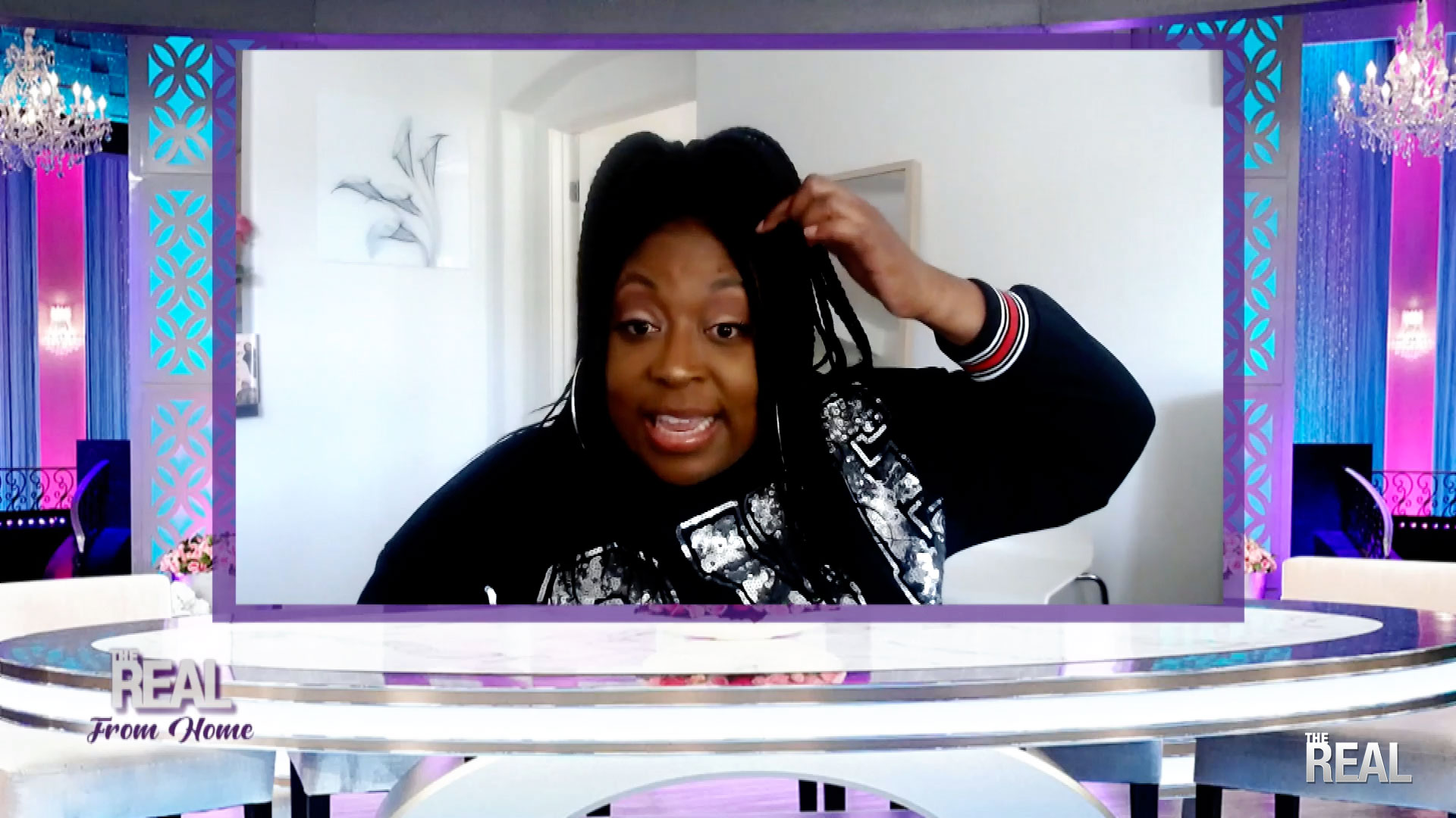 THE REAL FROM HOME:  Loni’s Got Hairstyling Skills!