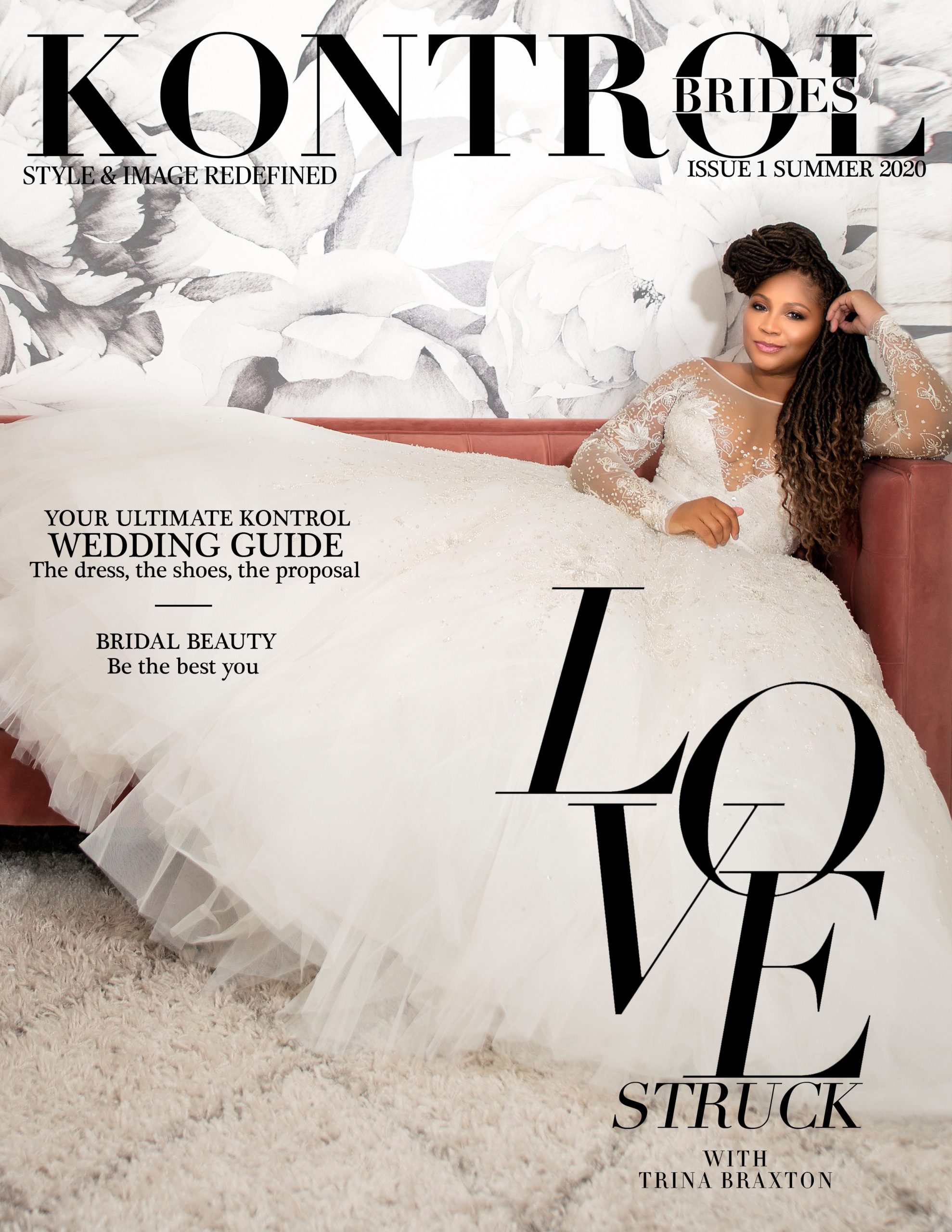 Trina Braxton For Kontrol Magazine Bride’s Issue Summer 2020