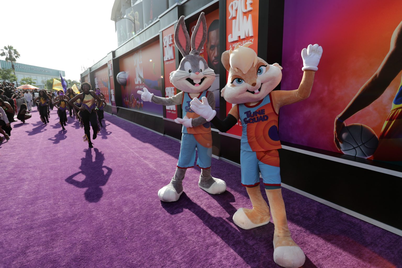 Red Carpet Pics 'Space Jam A New Legacy' World Premiere Talking With Tami