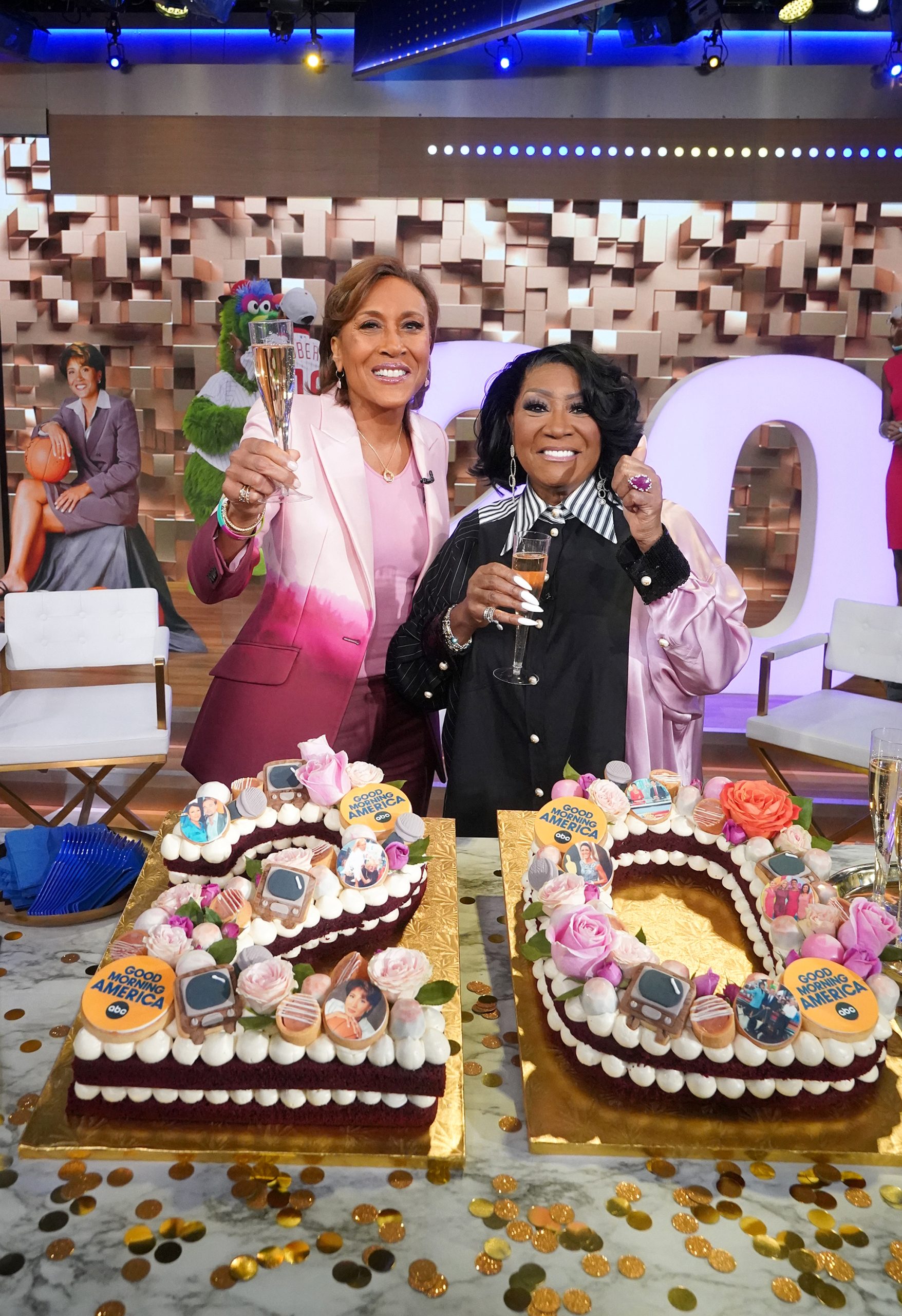 Robin Roberts Celebrates 20 Years On ‘GMA’, Patti Labelle Stops By!