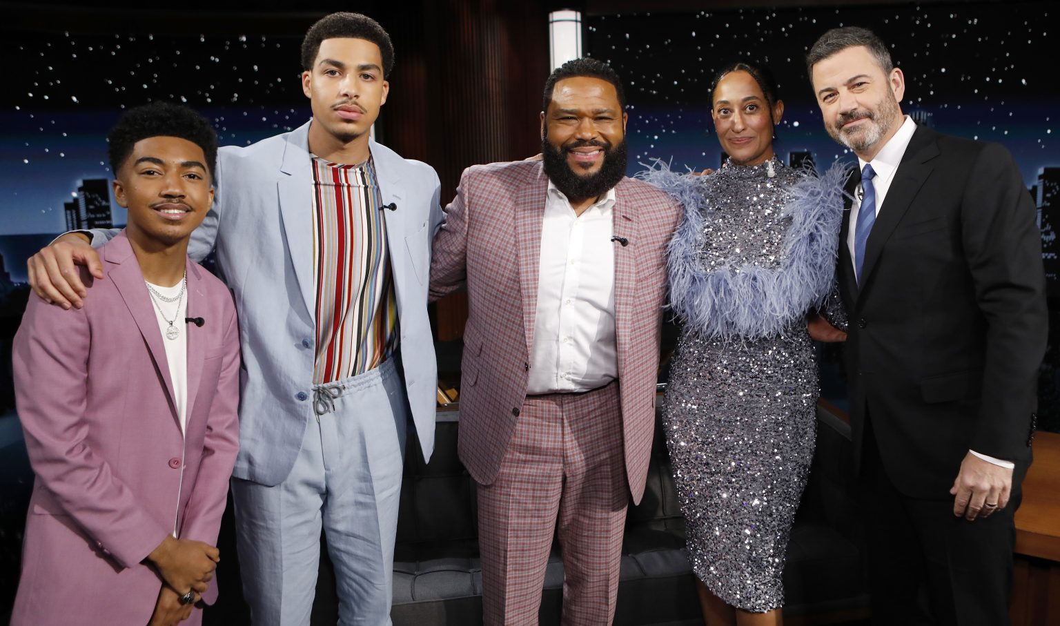 Wardrobe Breakdown: Tracee Ellis Ross On 'Jimmy Kimmel Live' - Talking