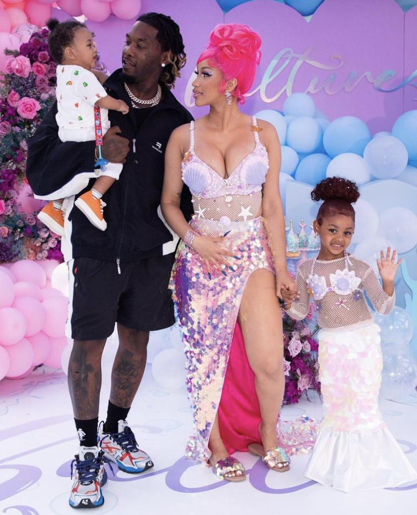 Kulture’s Mermaid Themed 4th Birthday Bash With Parents Cardi B & Offset