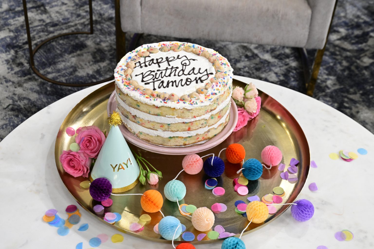 Tamron Hall Celebrates Her 52nd Birthday With Lots Of Surprises