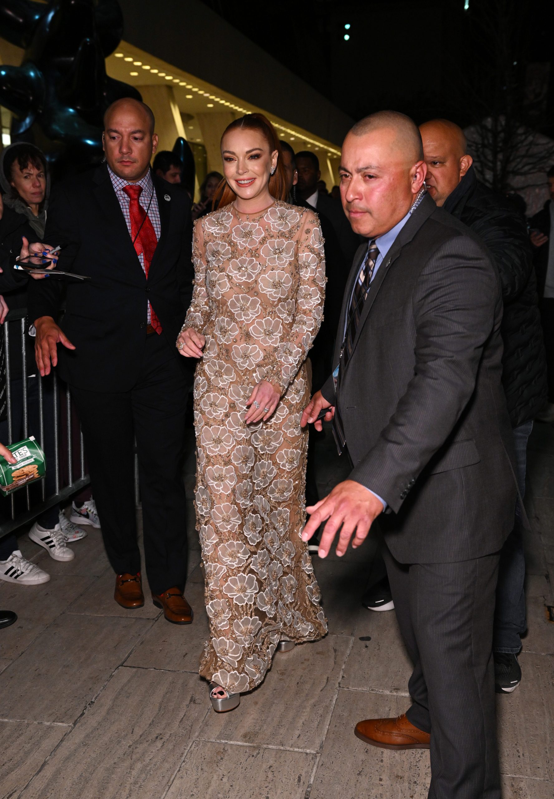 Wardrobe Breakdown: Lindsay Lohan At The 'Falling For Christmas' Special  Screening In NYC - Talking With Tami