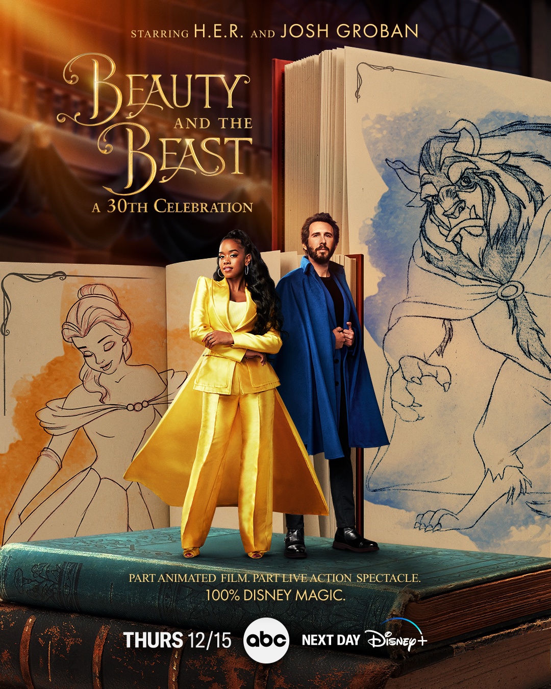 ‘Beauty And The Beast’ 30th Celebration Starring H.E.R. & Josh Groban