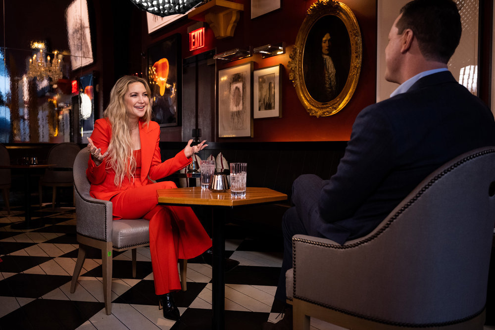 Kate Hudson And Her Red Suit On ‘Sunday TODAY with Willie Geist’