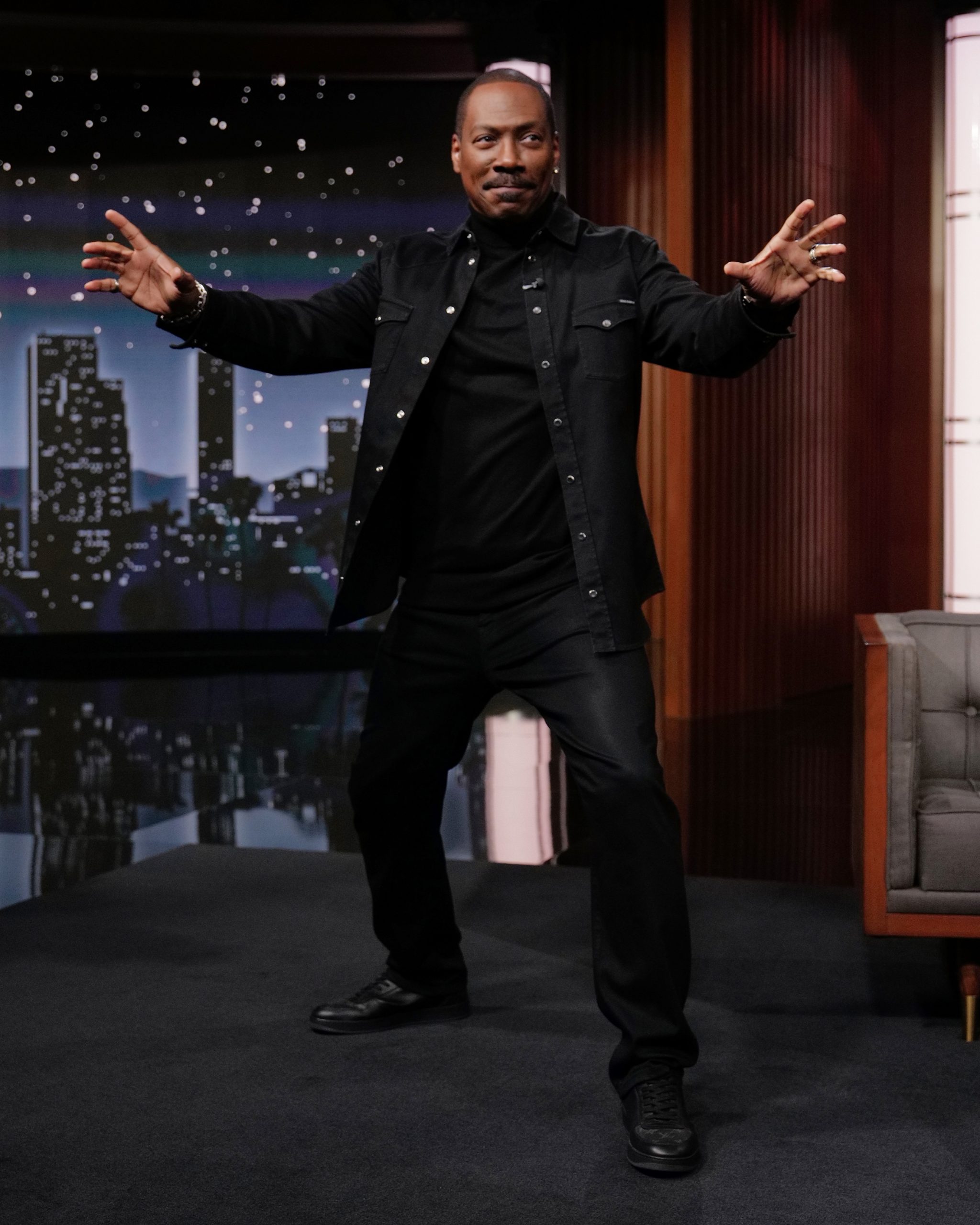 Eddie Murphy Talks Getting Snowed In At Rick James House, You People Movie And More On ‘Jimmy Kimmel’