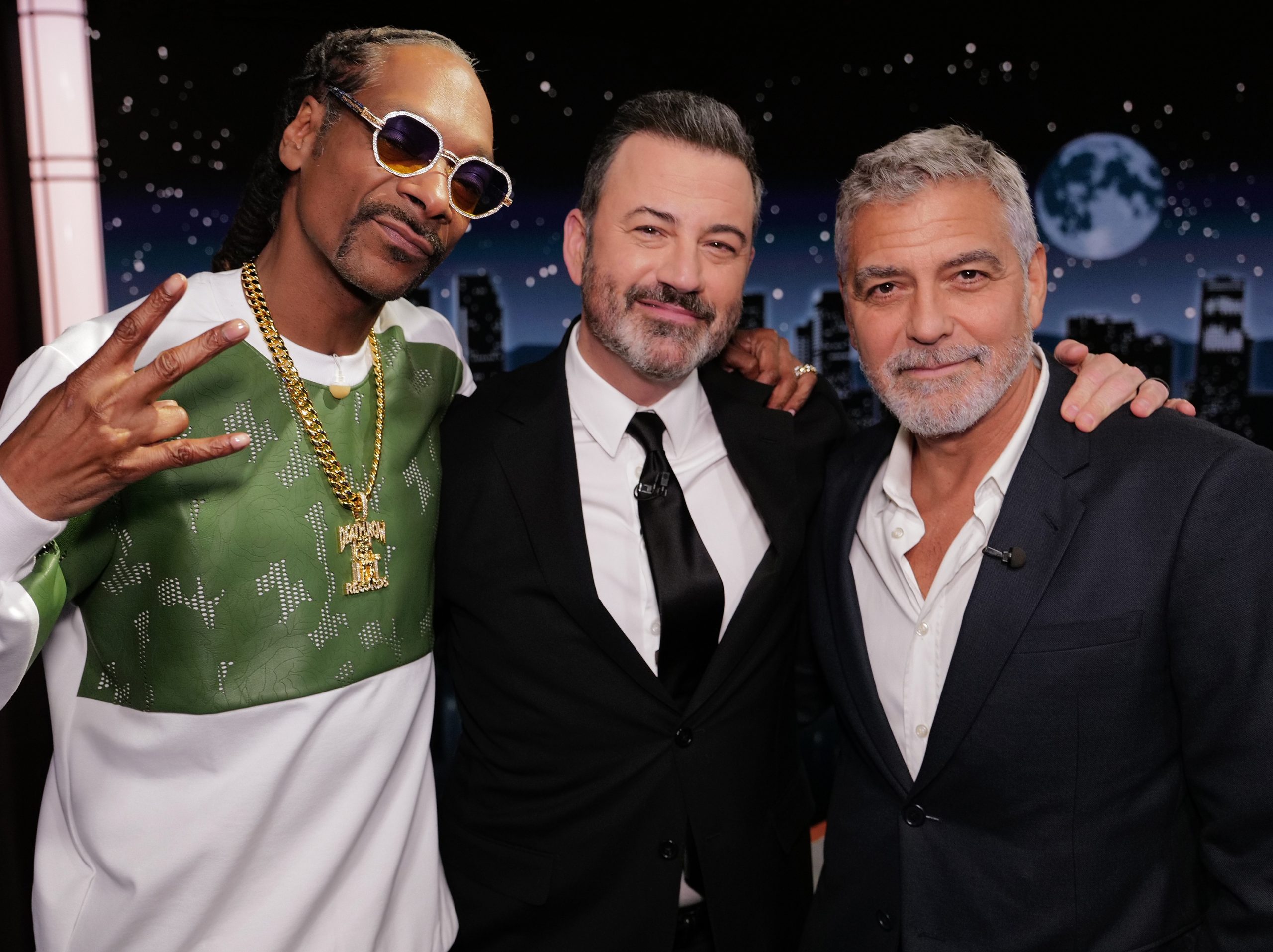 Snoop Dogg, George Clooney And Musical Guest Celebrate 20 Years With ‘Jimmy Kimmel’