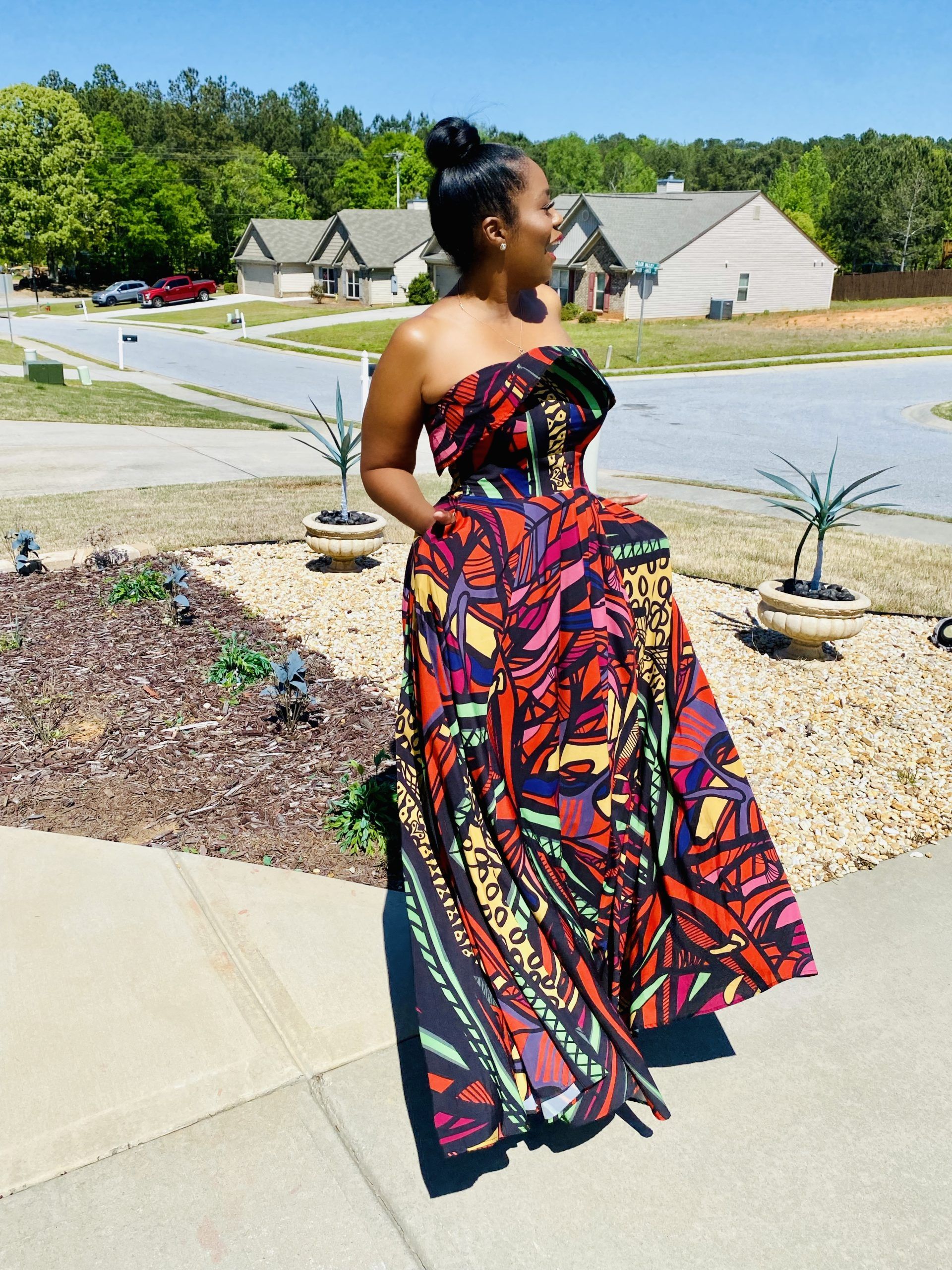 My Style: Dipo X Kahindo Strapless Gown