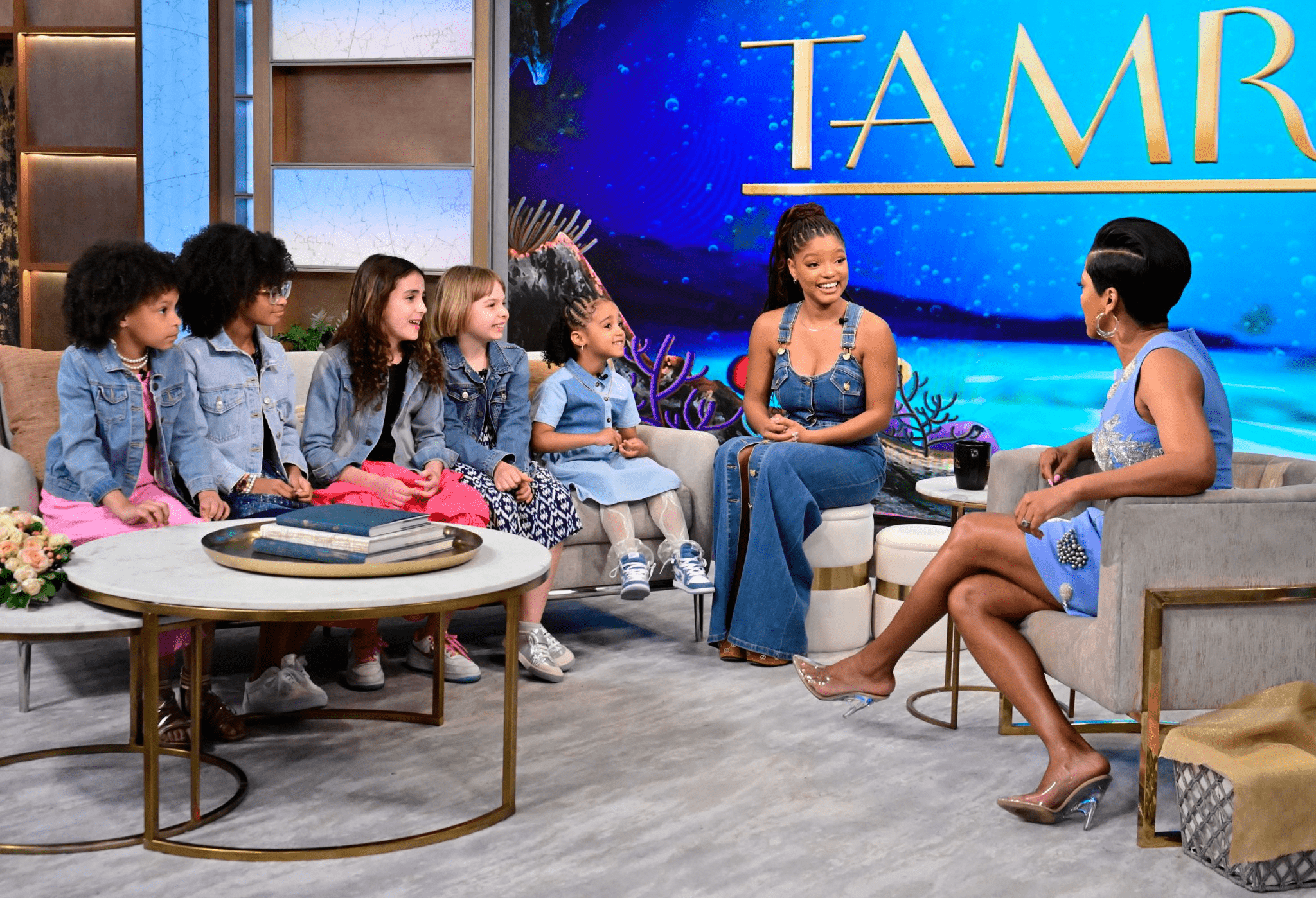 Halle Bailey Meets Young Fans Of ‘The Little Mermaid’ On ‘Tamron Hall’
