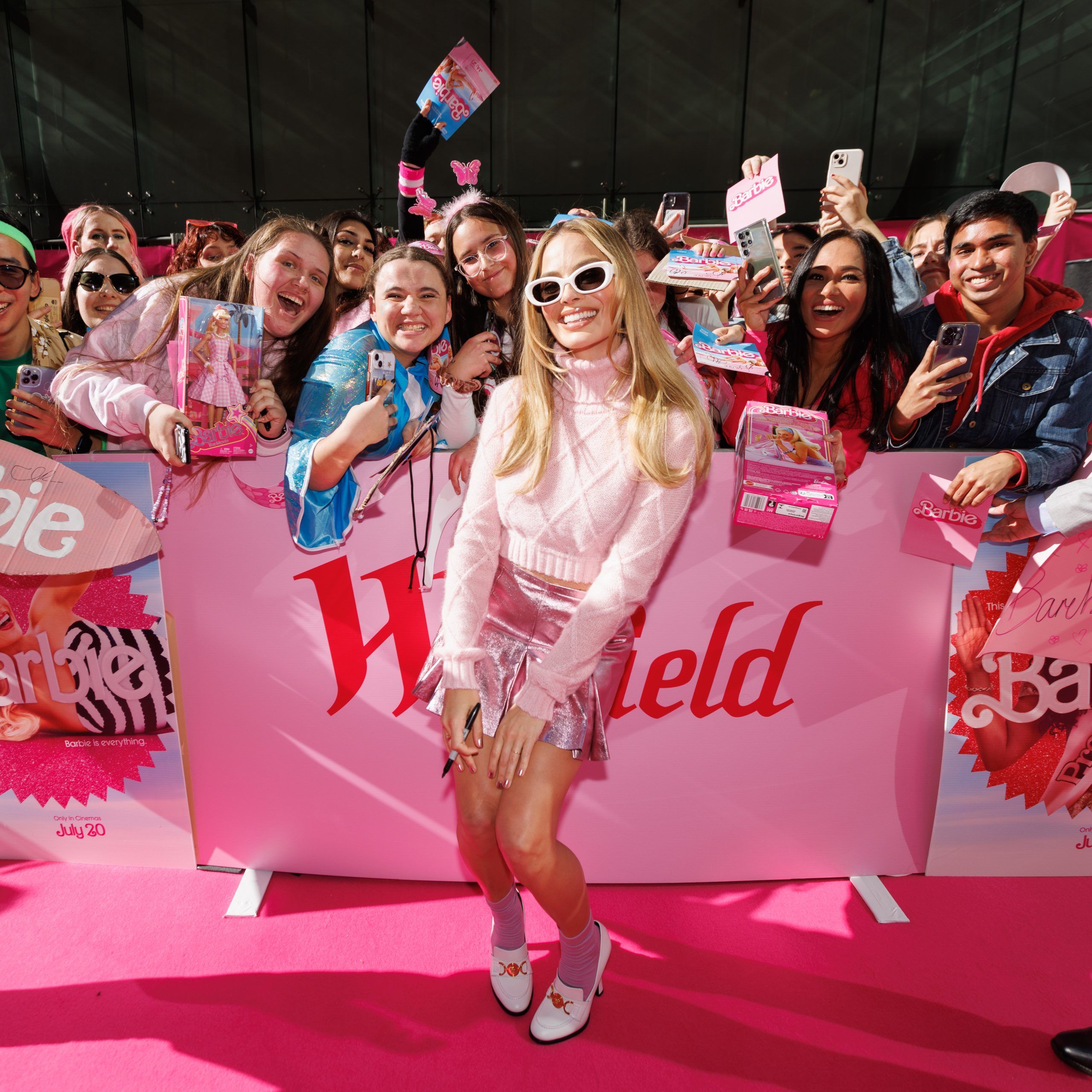 Wardrobe Breakdown: Margot Robbie In Sydney For ‘Barbie’ Fan Event