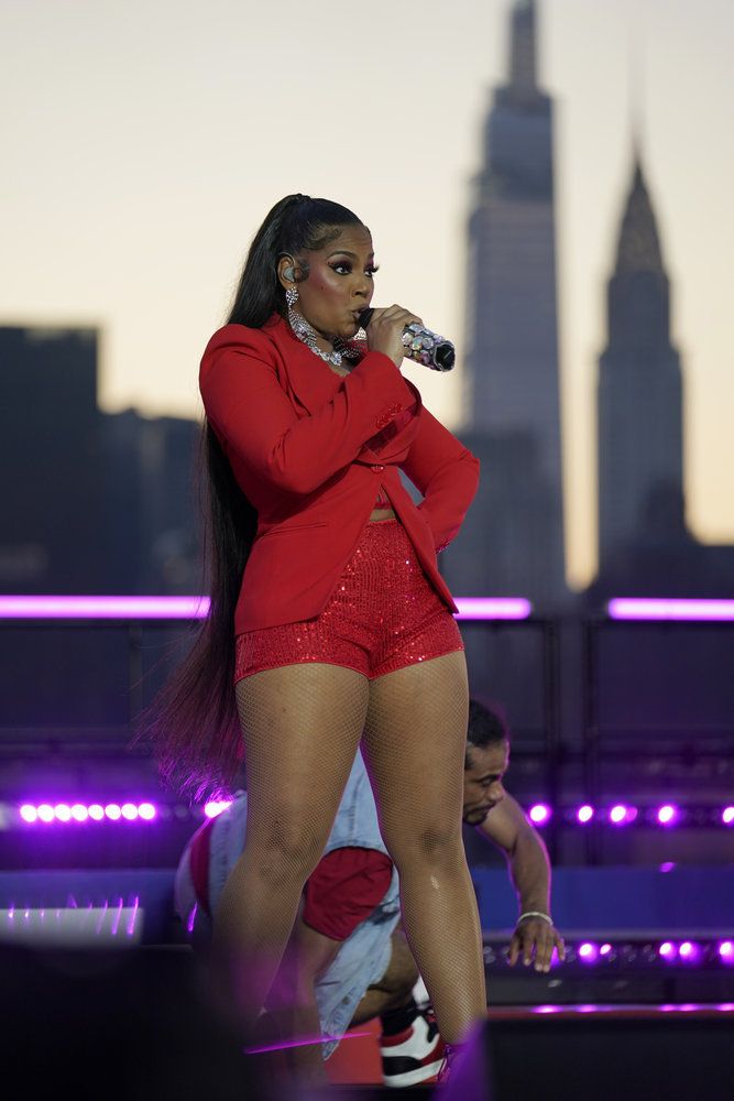 Ashanti Performs During Macy’s Fourth Of July Fireworks Live Event