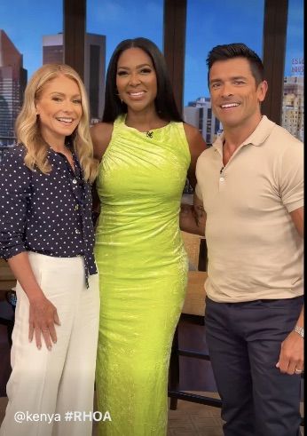 In Case You Missed It: Kenya Moore On ‘Live Kelly And Mark’