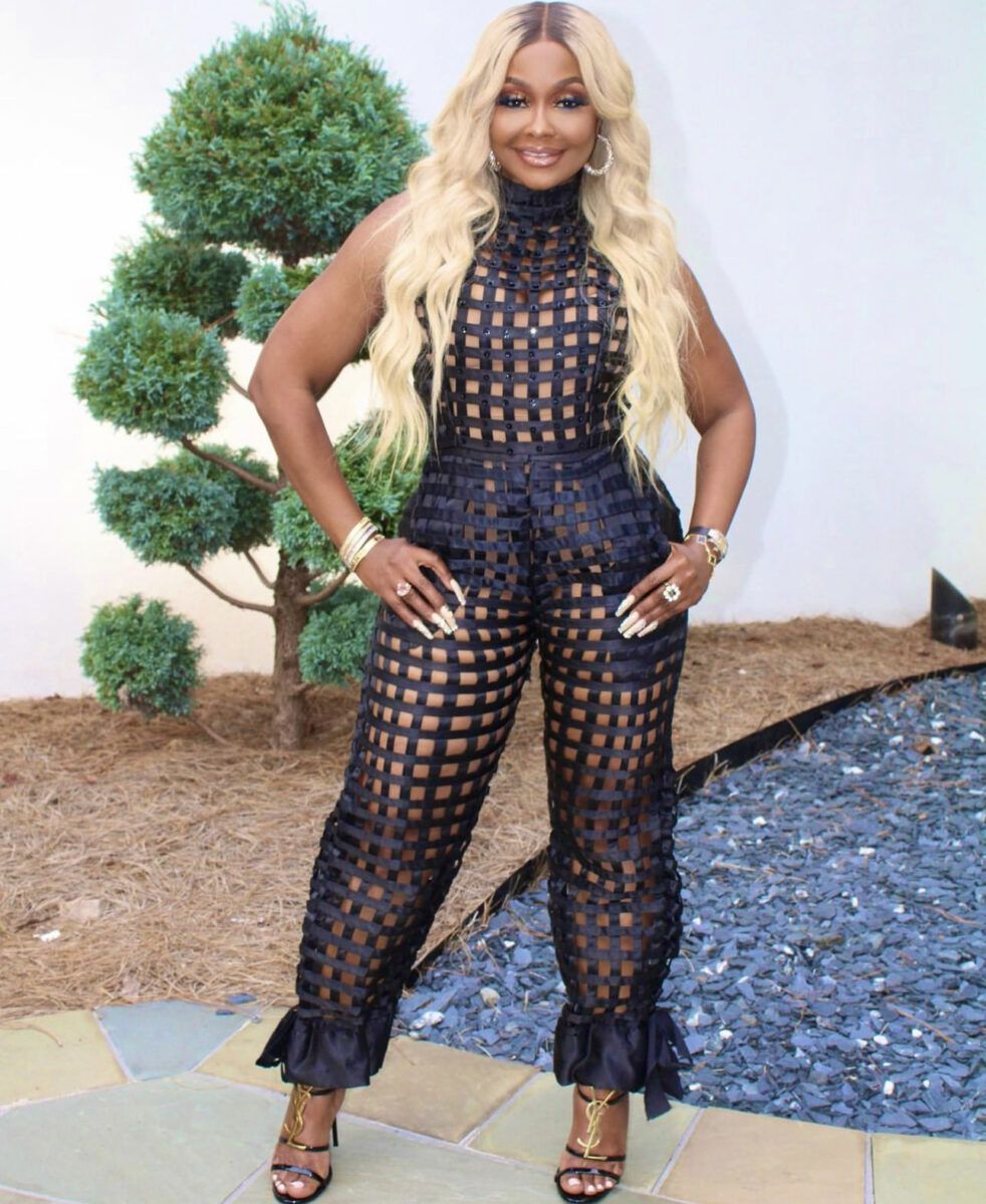 Wardrobe Breakdown Phaedra Parks Mesh Jumpsuit On Instagram Talking