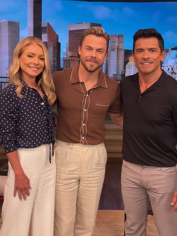 Derek Hough Talk DWTS, Marriage & More On ‘Live Kelly And Mark’