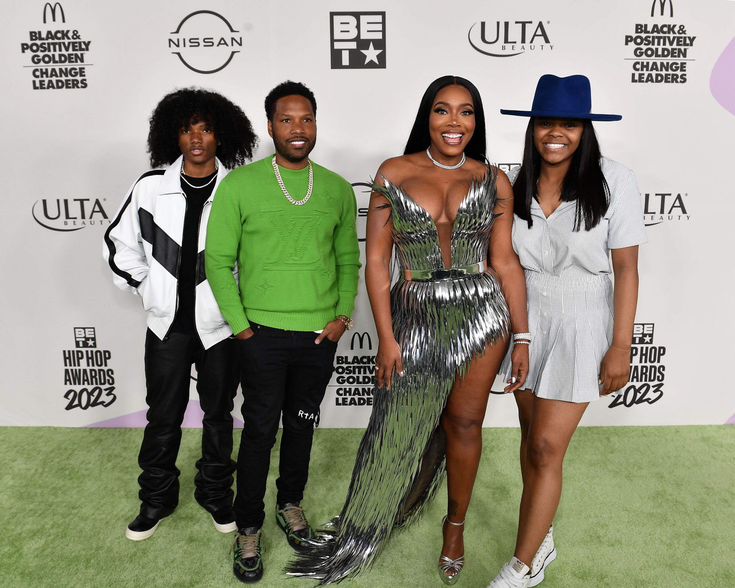 Tv Personality Yandy Smith Brings Out Her Family At The BET Hip Hop Awards