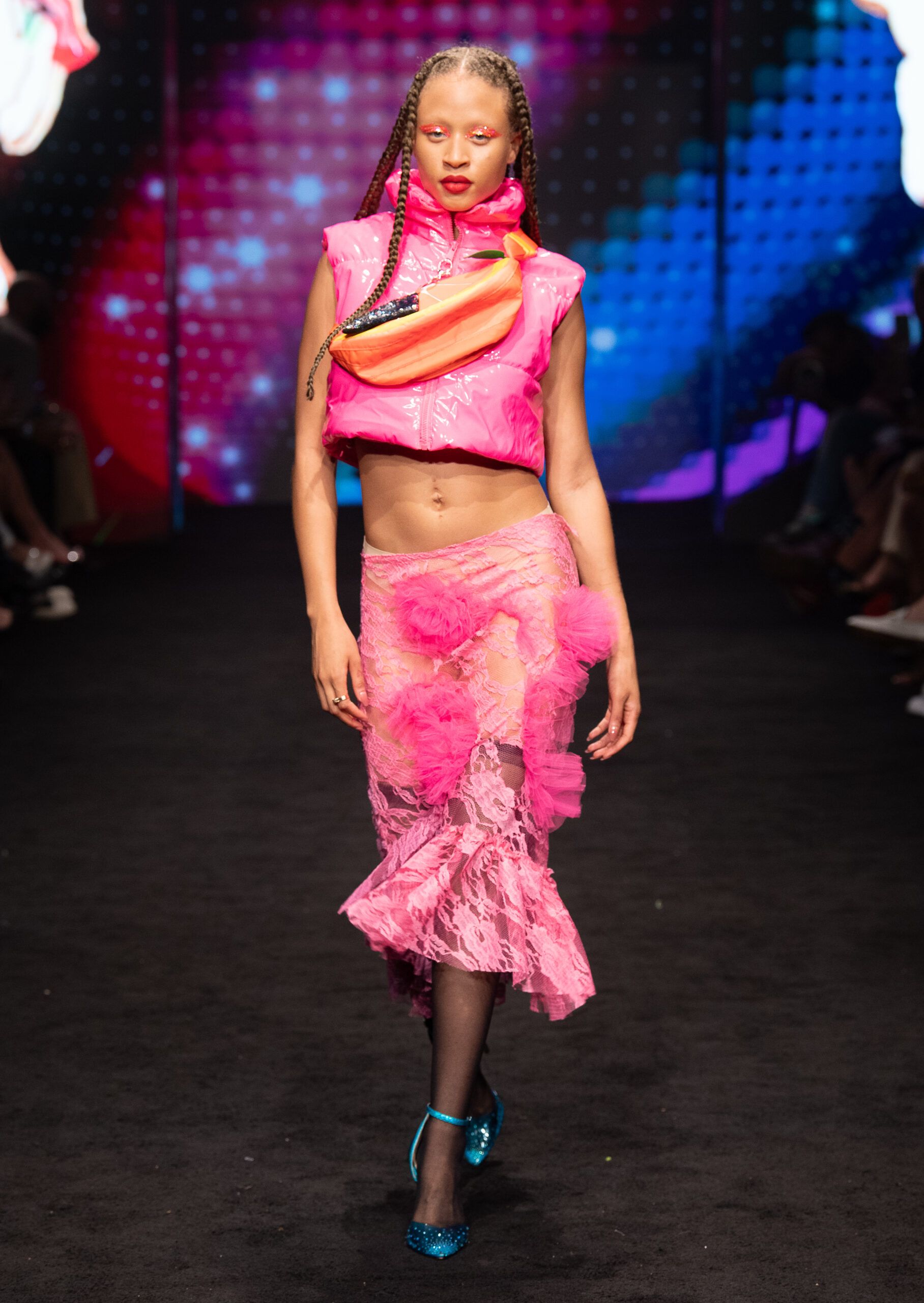 Gio Knows Drama. For Telfar's 20th Anniversary Show, She Lit A Cigarette Before Stepping On The Runway Like It Was Part Of The Look. Her Name's Gio, But That Walk Was All