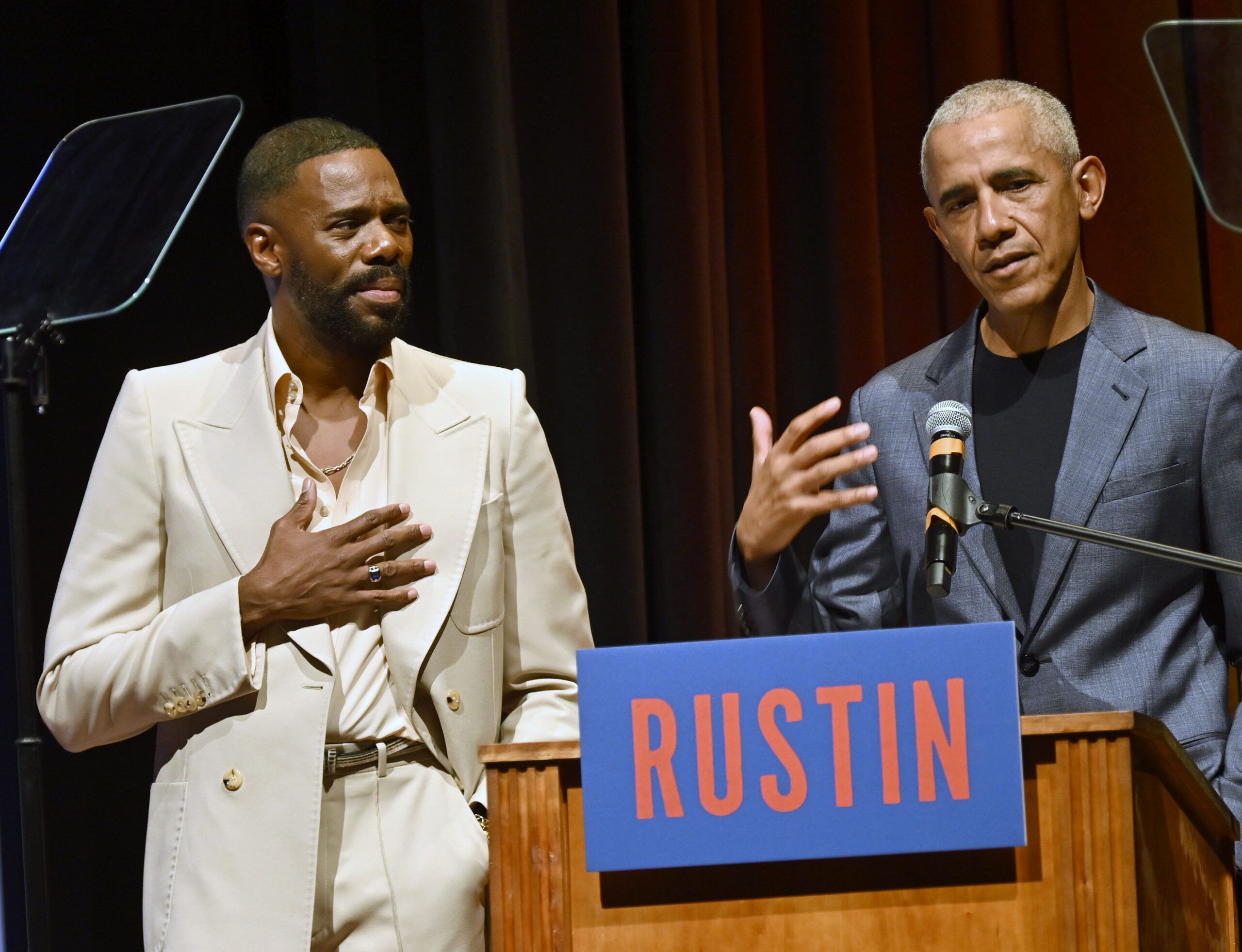 DC HBCU Screening Of ‘Rustin’ With Barack & Michelle Obama, Colman Domingo