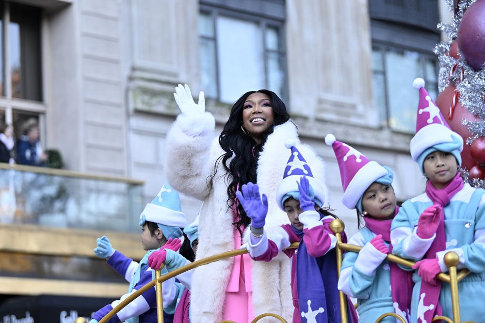 Brandy Performs At Macy’s Thanksgiving Parade In NYC