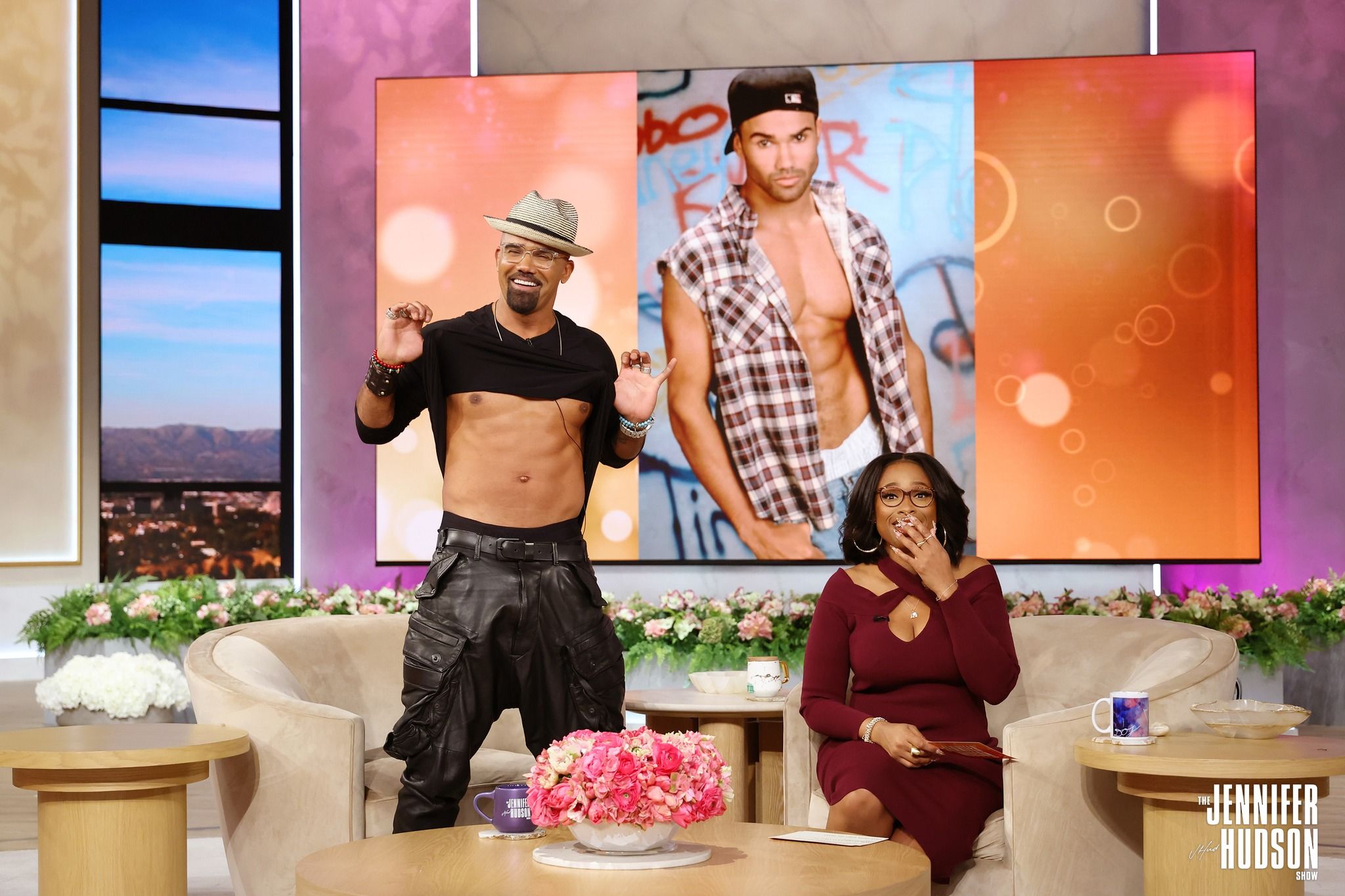 Shemar Moore Shows What He’s Working With On Jennifer Hudson Show