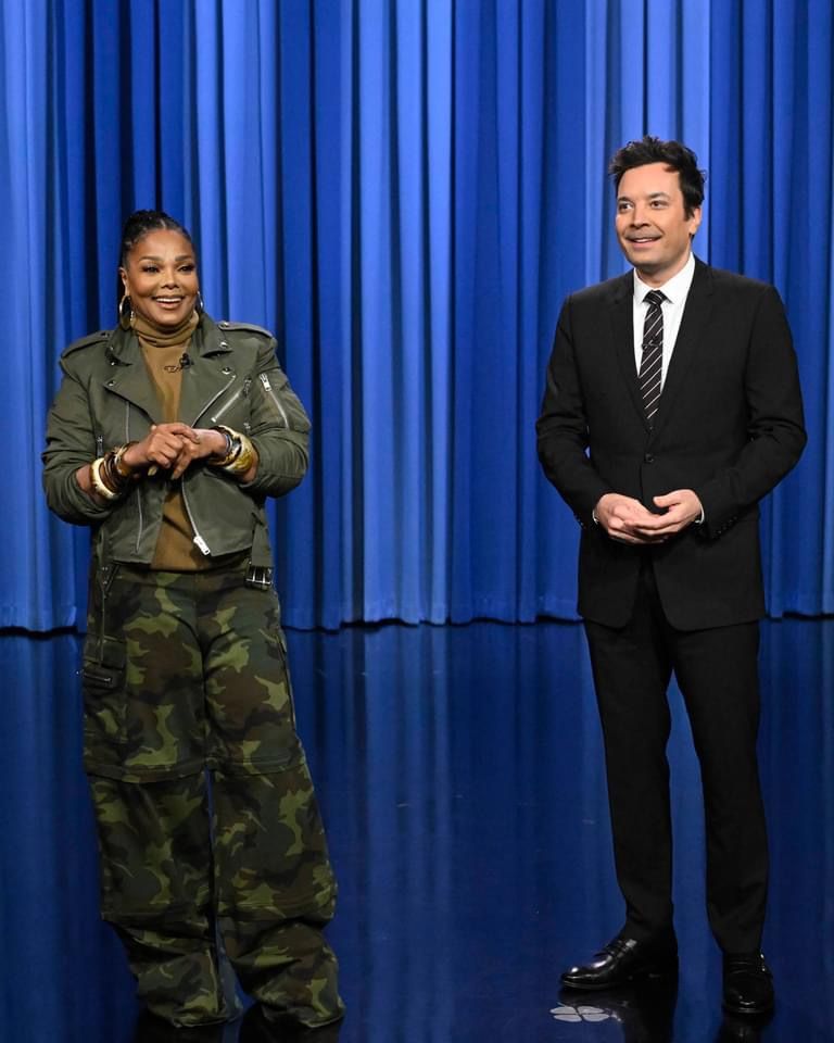 Janet Jackson Crashes Jimmy’s Monologue To Teach Him The “Rhythm Nation” Countdown
