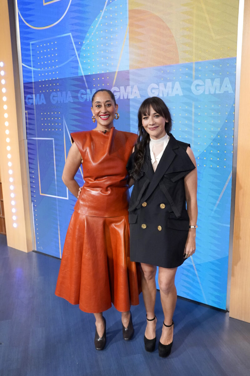 Celebrity Style: Tracee Ellis Ross’ Copper Leather Outfit On GMA