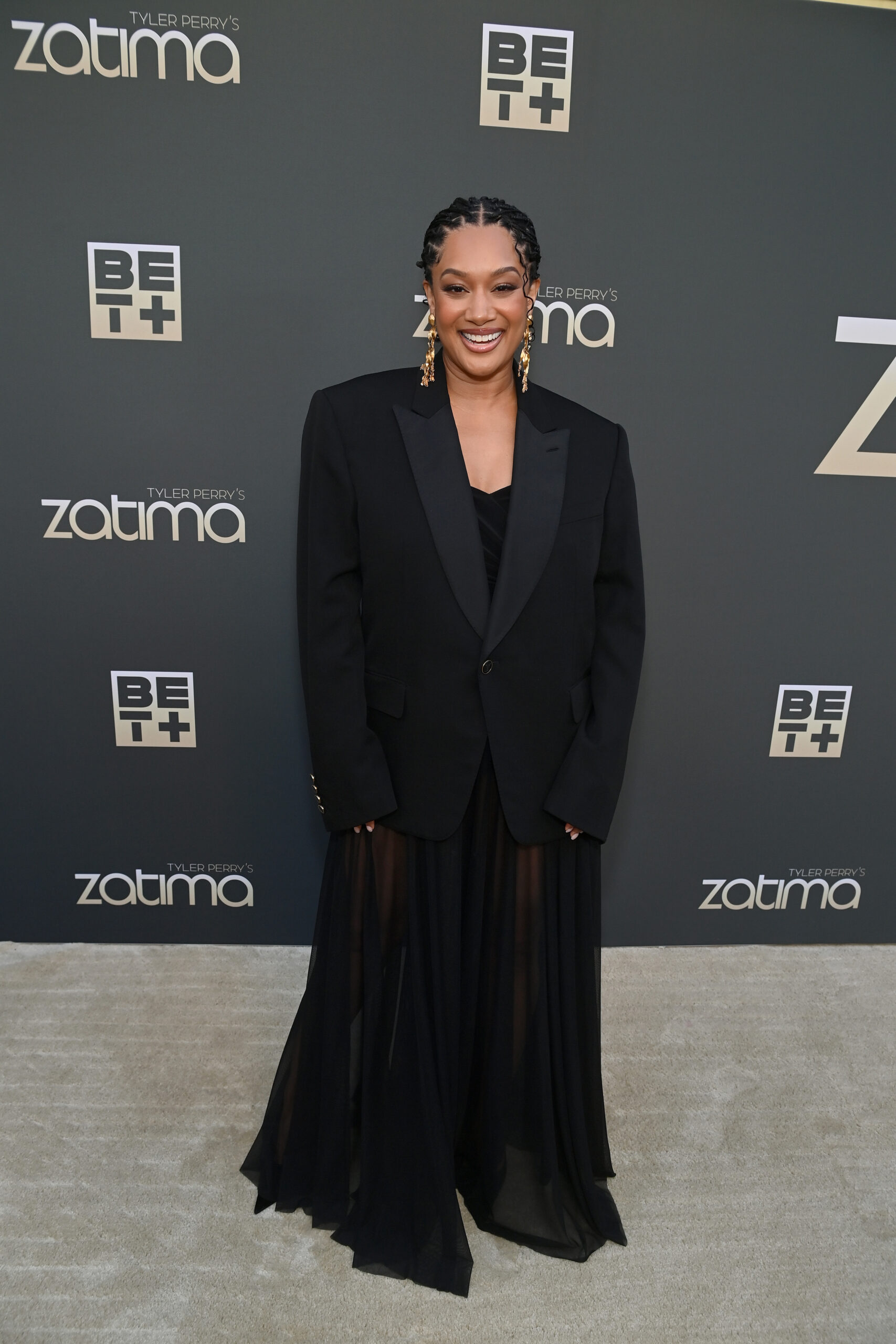 Celebrity Style: Crystal Renee Hayslett’s Black Outfit At Tyler Perry’s Zatima Season 4 Premiere