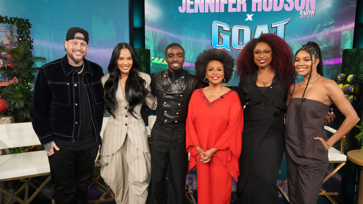“GOAT” Cast Caleb McLaughlin, Gabrielle Union, Ayesha Curry, Jenifer Lewis, and Jelly Roll Join The Jennifer Hudson Show