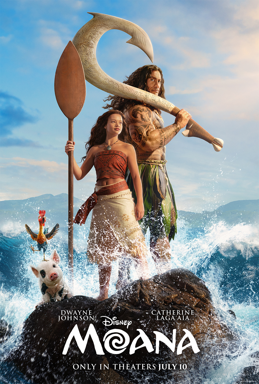 First Look: Live-Action Moana & Trailer Starring Dwayne Johnson, Catherine Lagaʻaia