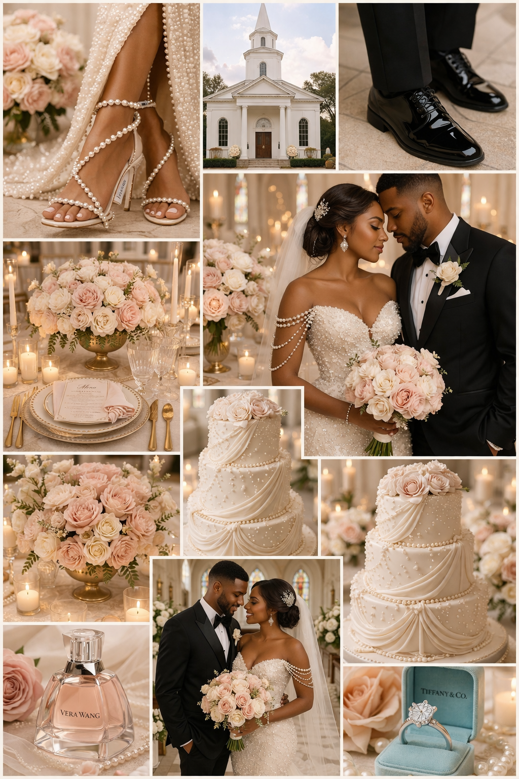 A Soft, Romantic Vision: My Wedding Mood Board Reveal