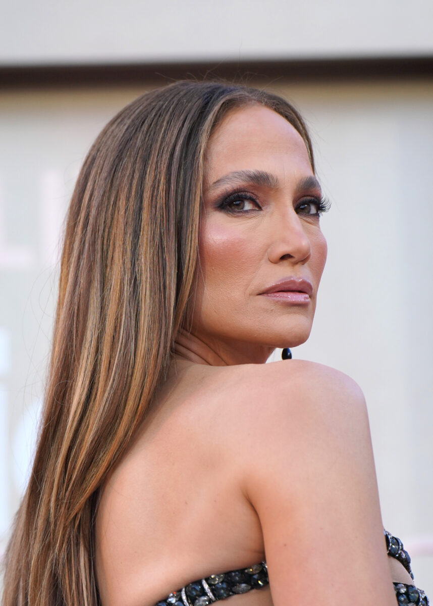 Celebrity Style: Jennifer Lopez’s Blue Ball Gown At ‘Office Romance’ Premiere In Los Angeles