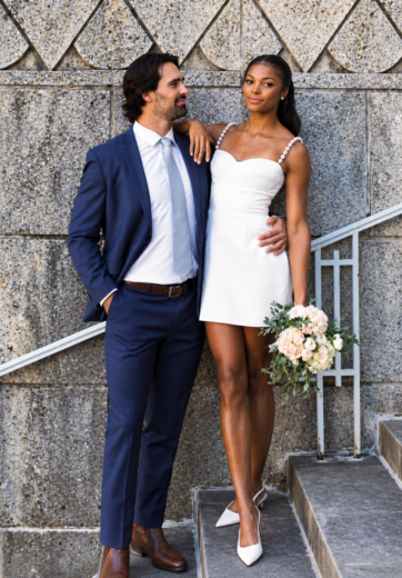 Olympic Gold Medalist Gabby Thomas Says “I Do” in a Dreamy Texas Courthouse Wedding!