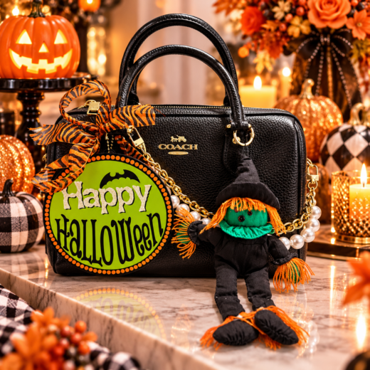 My $2 Halloween Bag Charm Hack! A Fabulous Thrifting Find at Queen of Hearts Antiques
